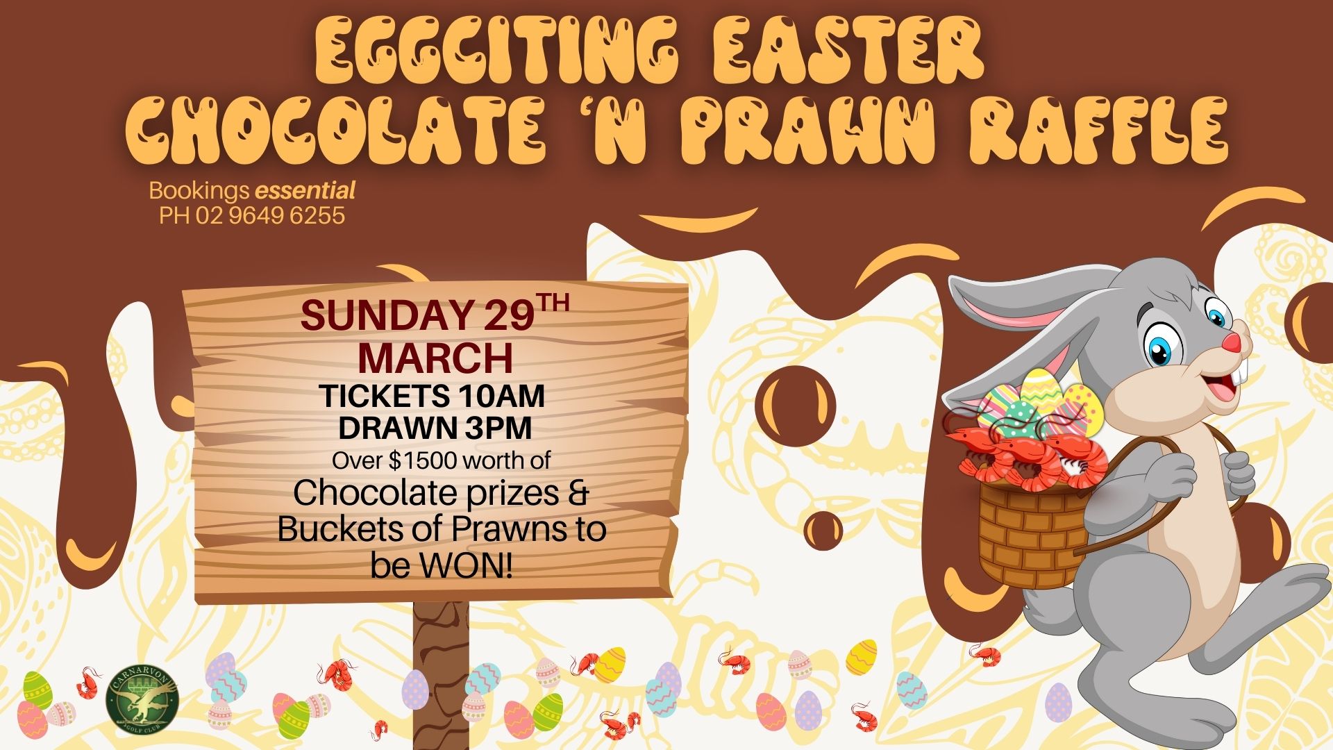 Eggciting Easter Eggsplosion & Prawn Raffle🪺🍫🦐