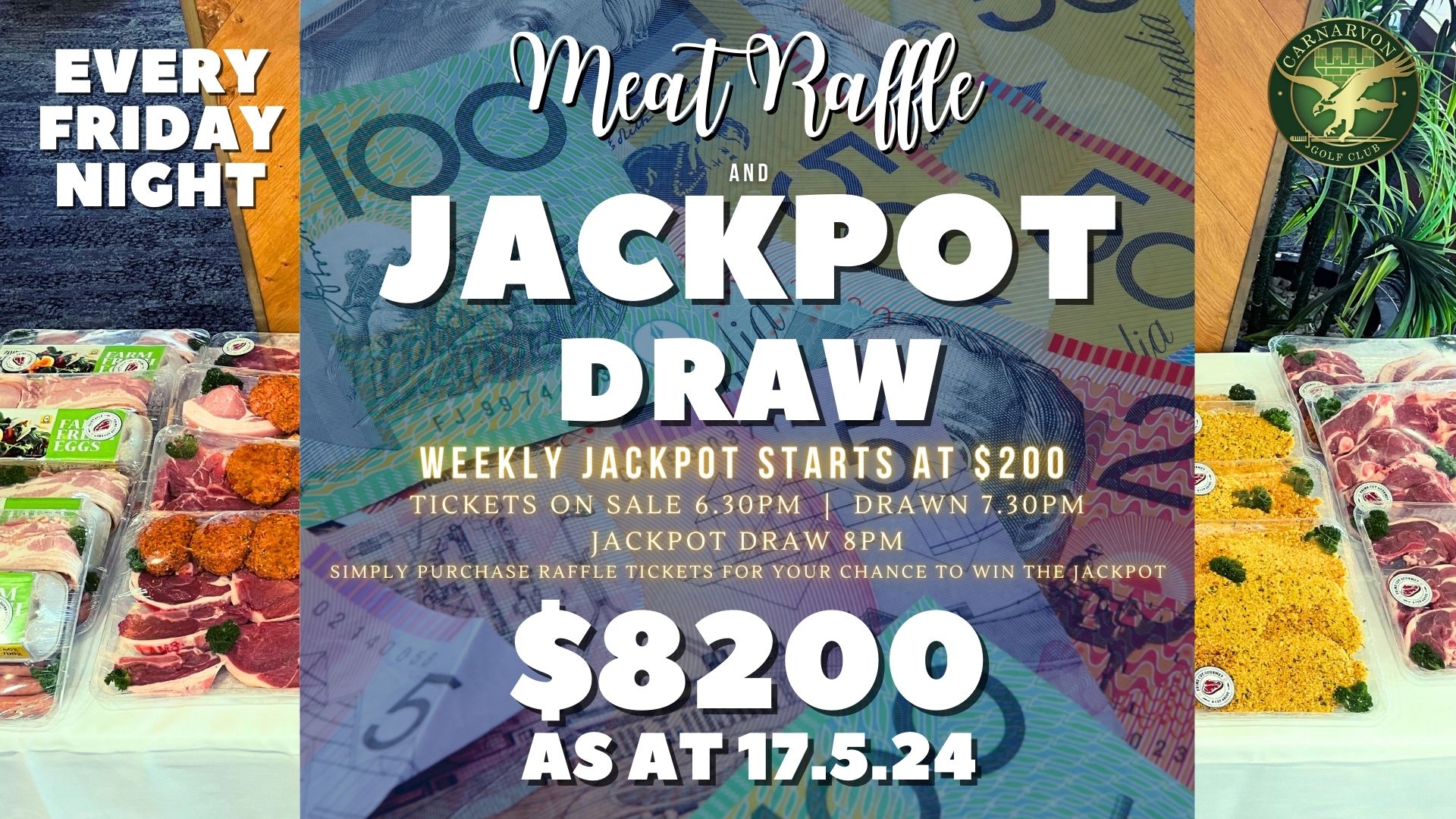 Jackpot Draw | $8200