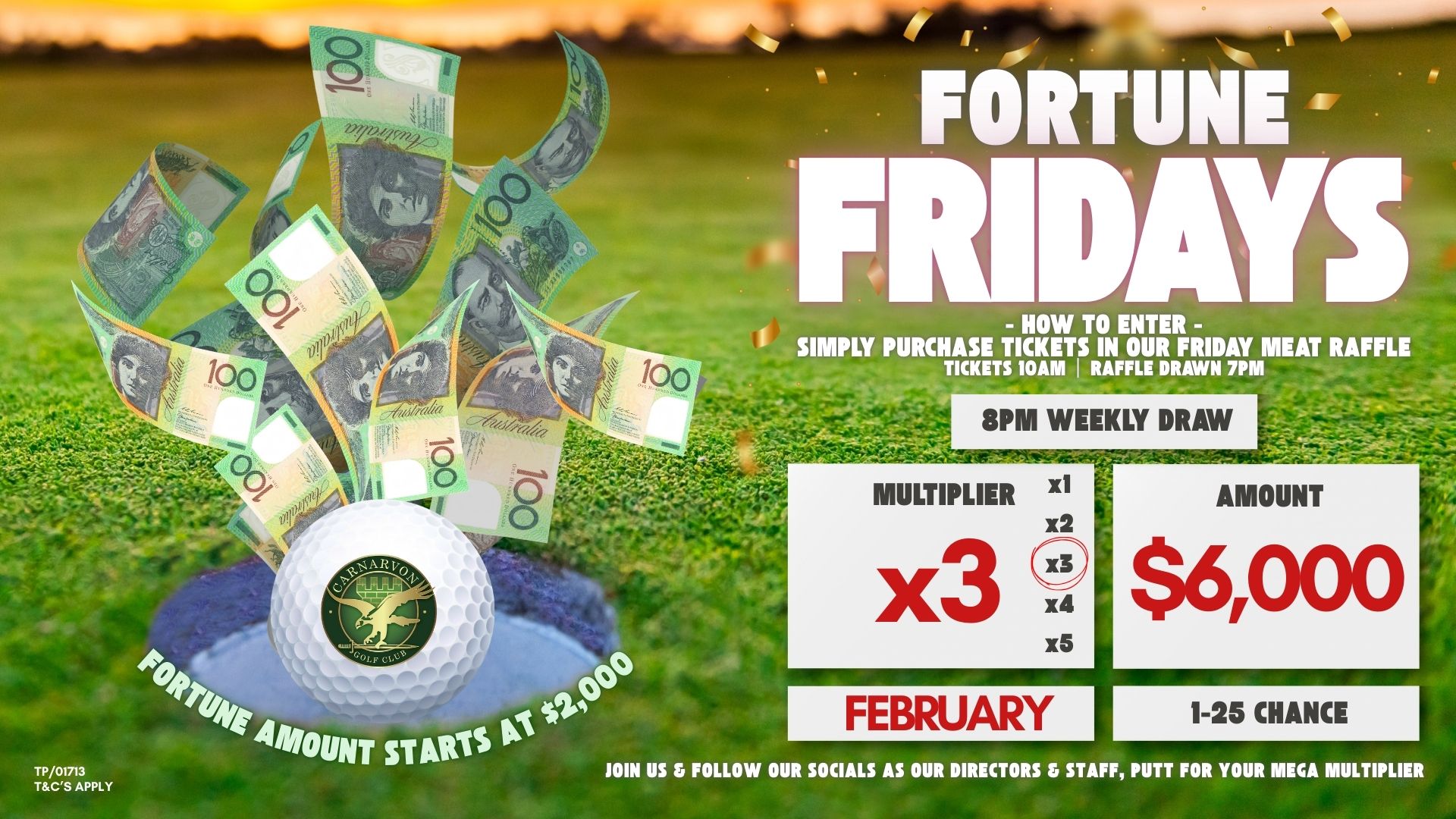 Fortune Fridays! + Meat Raffle!