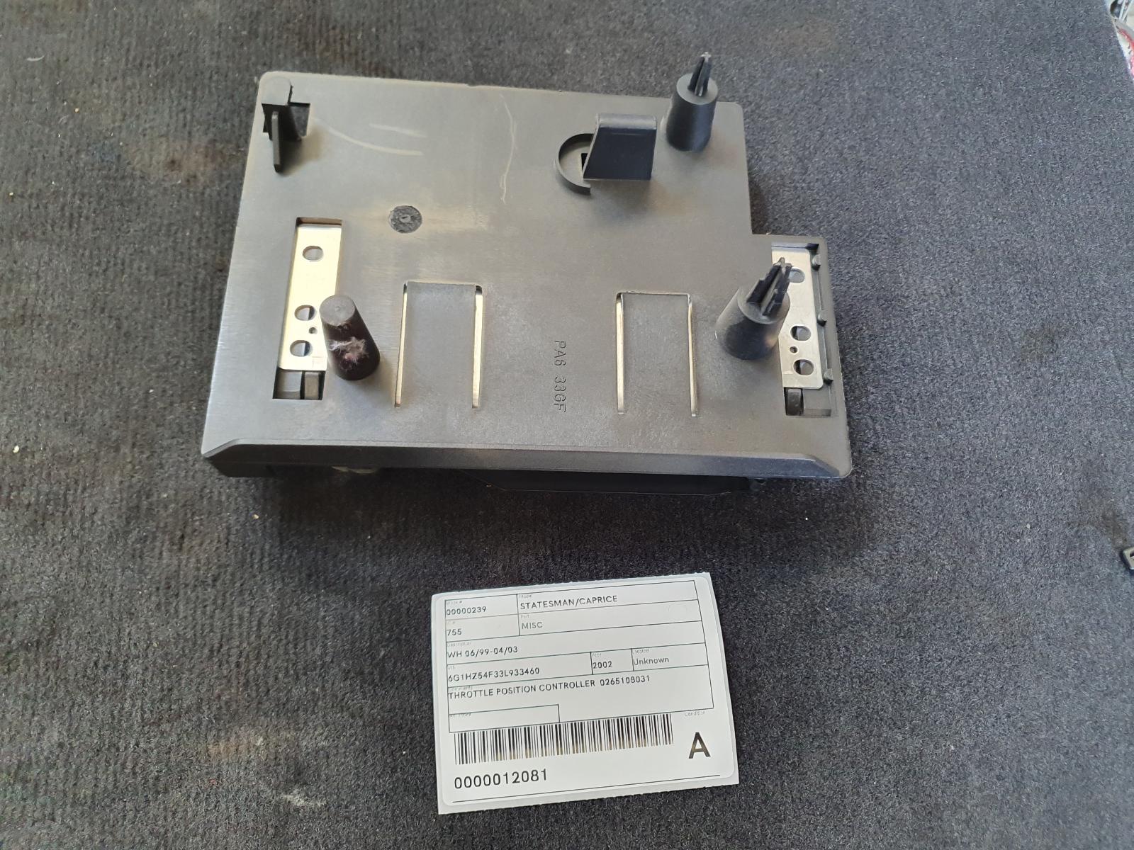View Auto part Misc Holden Statesman/caprice 2002