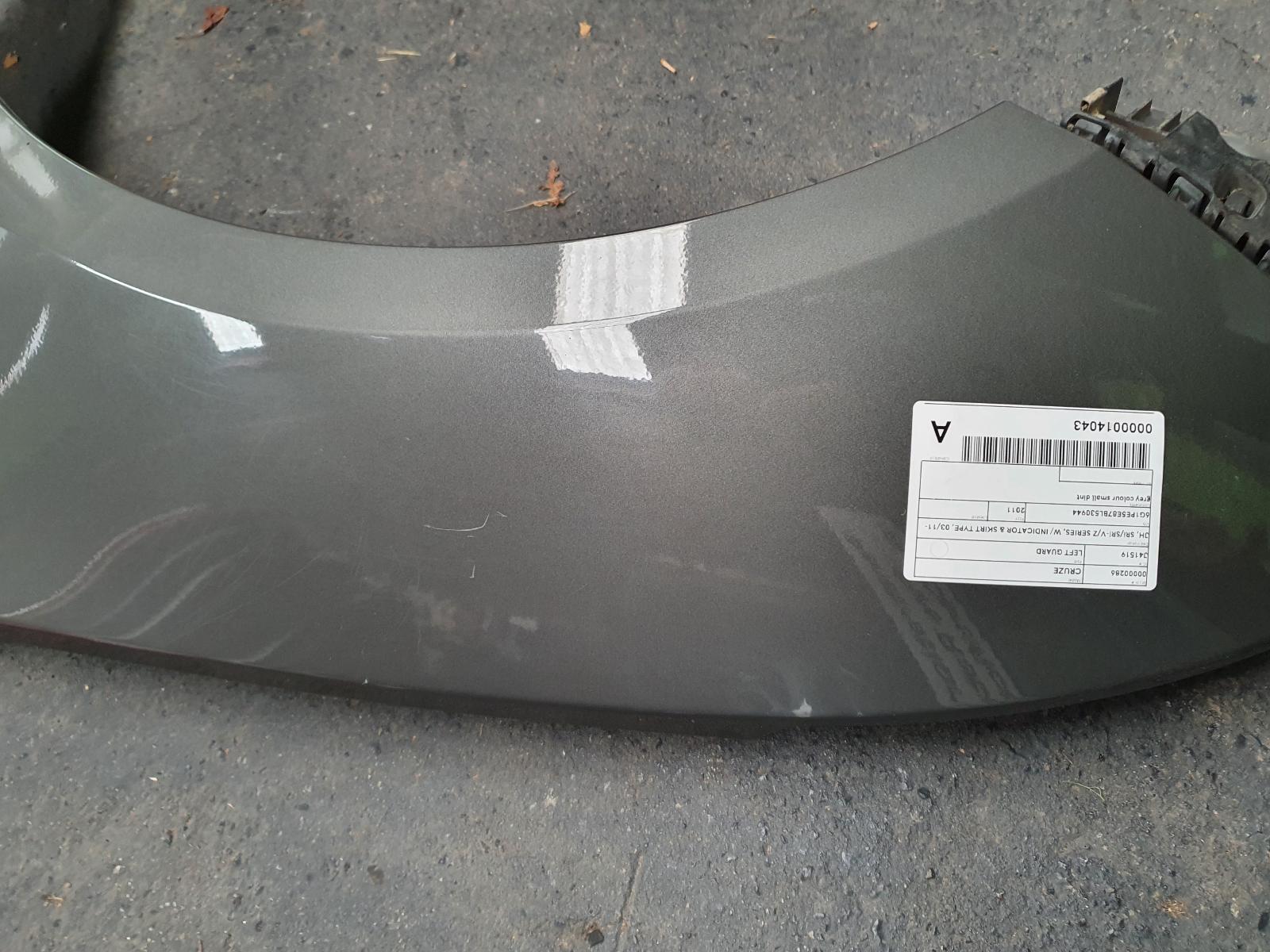 View Auto part Left Guard Holden Cruze 2011