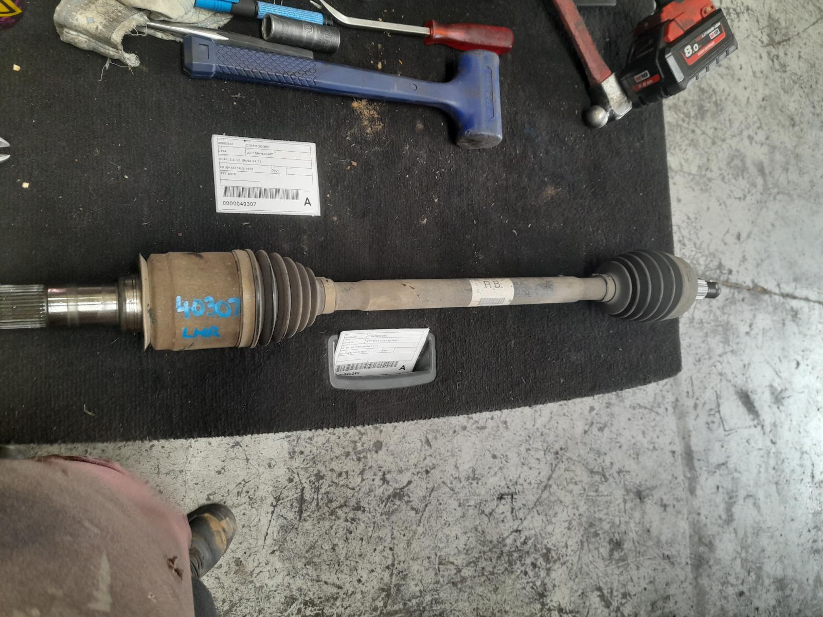 View Auto part Left Driveshaft Holden Commodore 2009