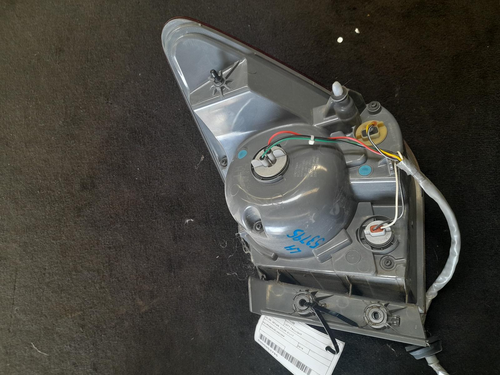 View Auto part Left Taillight Holden Cruze 2015