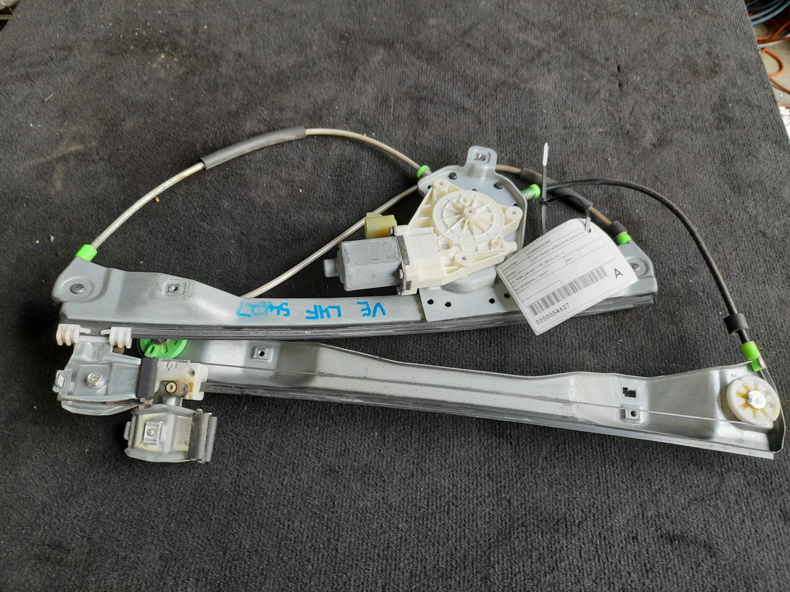 2007 Holden Commodore Left Front Window Reg/Motor View Auto part Left Front Window Reg/Motor Holden Commodore 2007