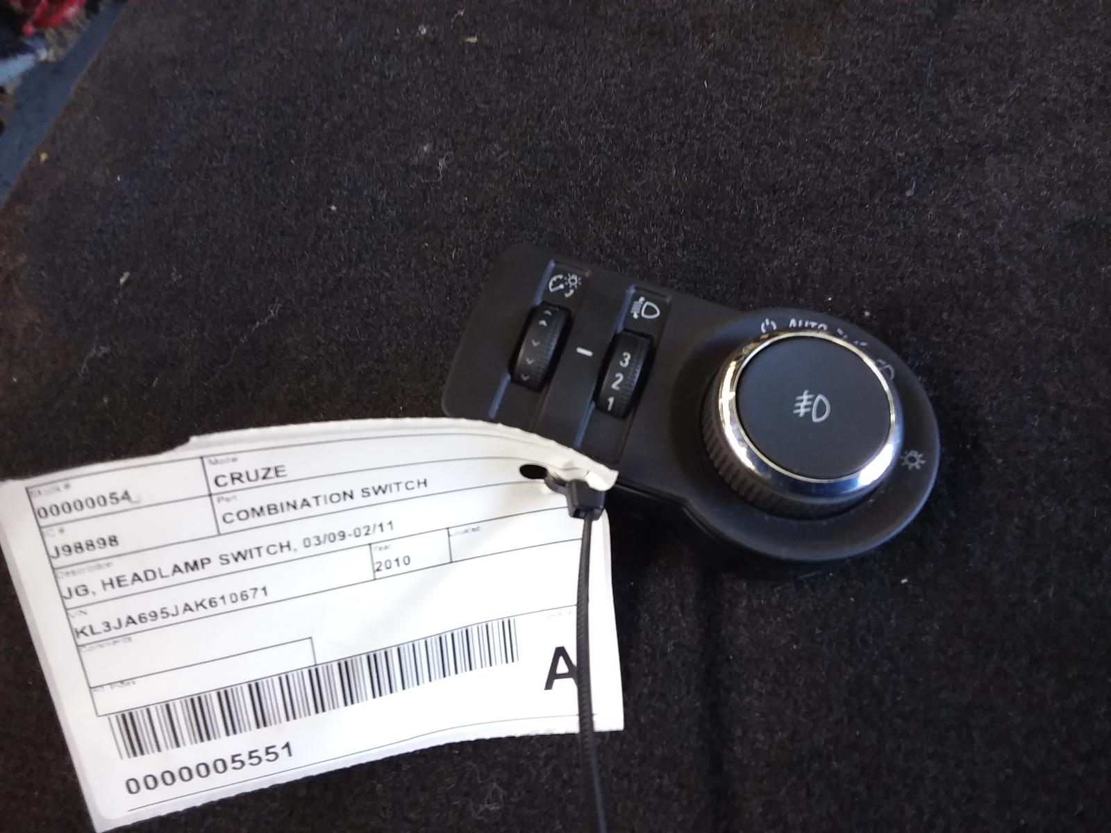 View Auto part Combination Switch Holden Cruze 2010