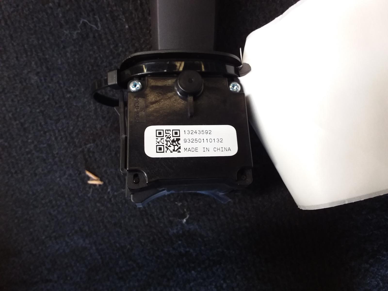 View Auto part Combination Switch Holden Cruze 2010