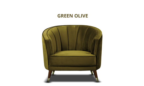 New green olive bijou velvet occasional chair web1