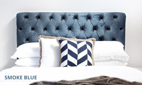 Smoke blue kingston velvet tufted headboard web1