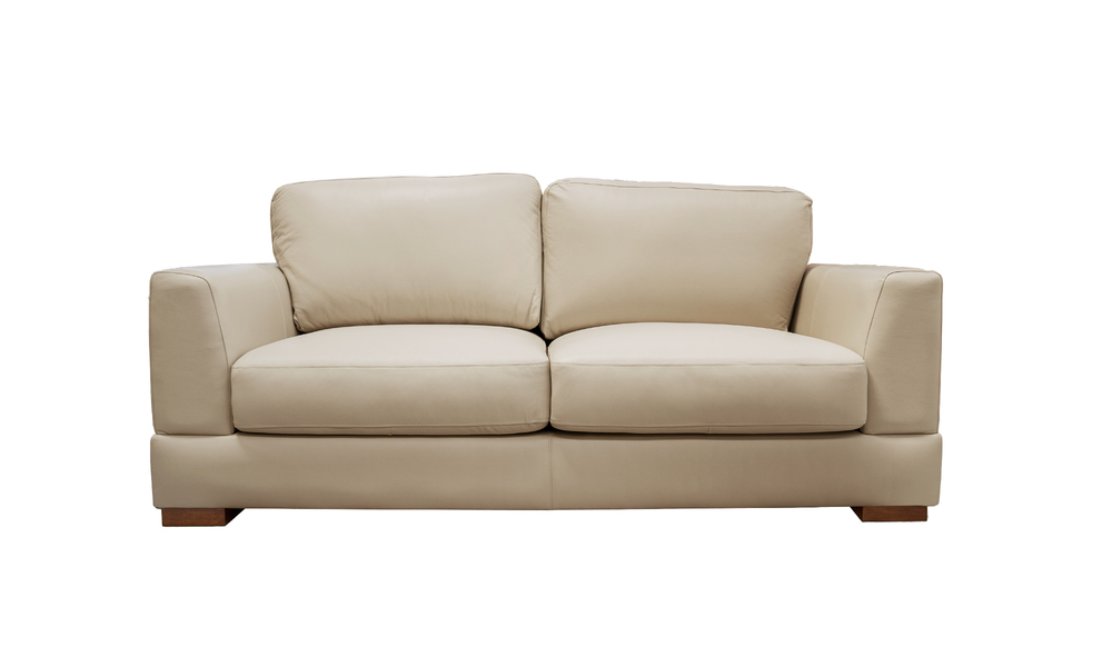 Container Door Ltd | Milano 3 Seater Leather Sofa - Putty #63