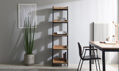 5 tier 40cm hayden bookshelf web1