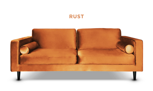 New rust hendrix velvet 3s sofa web