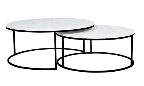 Double marble coffee table 2805 web1