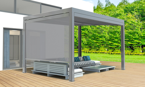 Grey lifestyle pergola drop down screen 2355 web1 no text