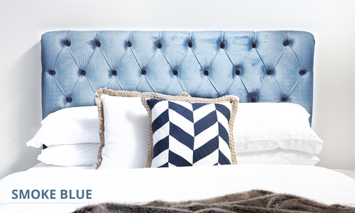 Smoke blue kingston velvet tufted headboard web1