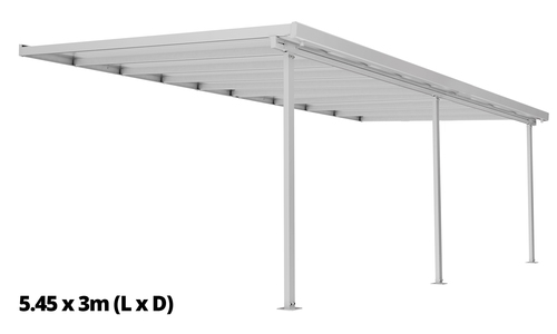 5.45 x 3m matte grey web