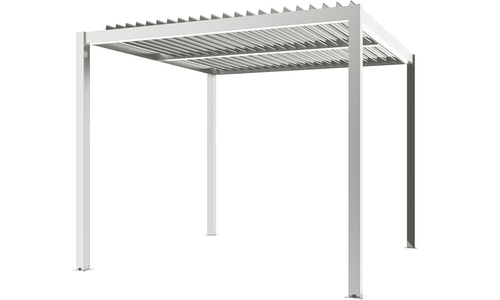 Matte white aluminium pergola web 2 %281%29