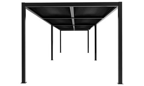 8x3 dark charcoal aluminium pergola 2357 web1