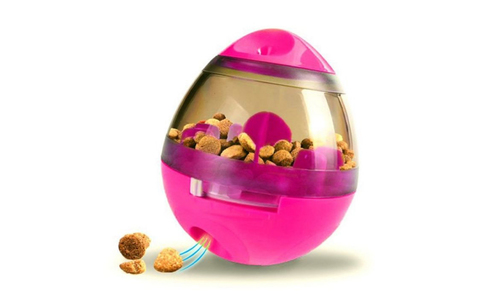 Pink modern pets tumbler feeder dog toy 2947 web1