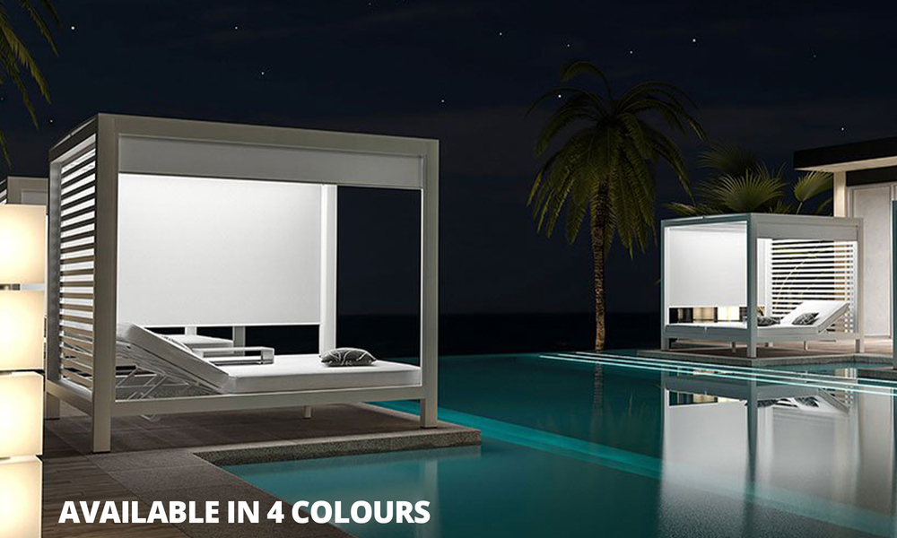 Lyon daybed lifestyle white frame white cushion 2911 web1