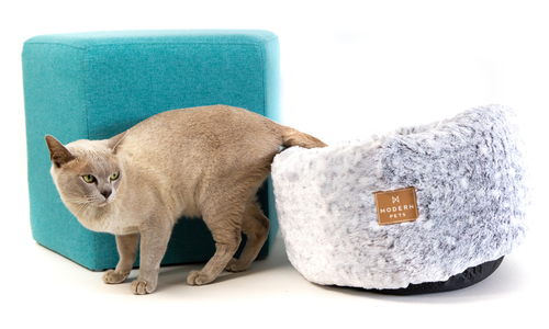 Modern pets plush donut pet bed 2913 web1