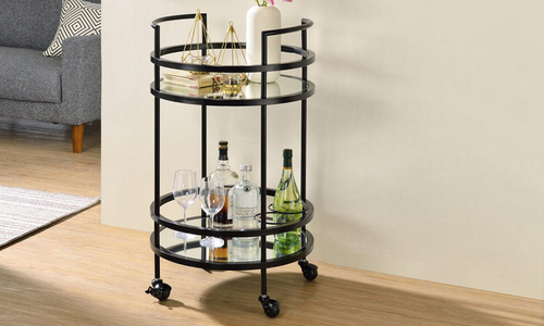 Black dukeliving santa monica bar cart 3071 web1