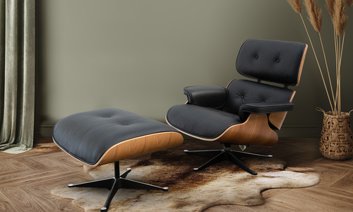 Blonde new lifestyle replica eames lounge chair ottoman web1