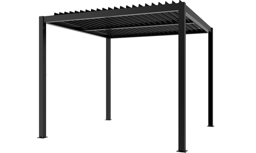 Matte black aluminium pergola web 2
