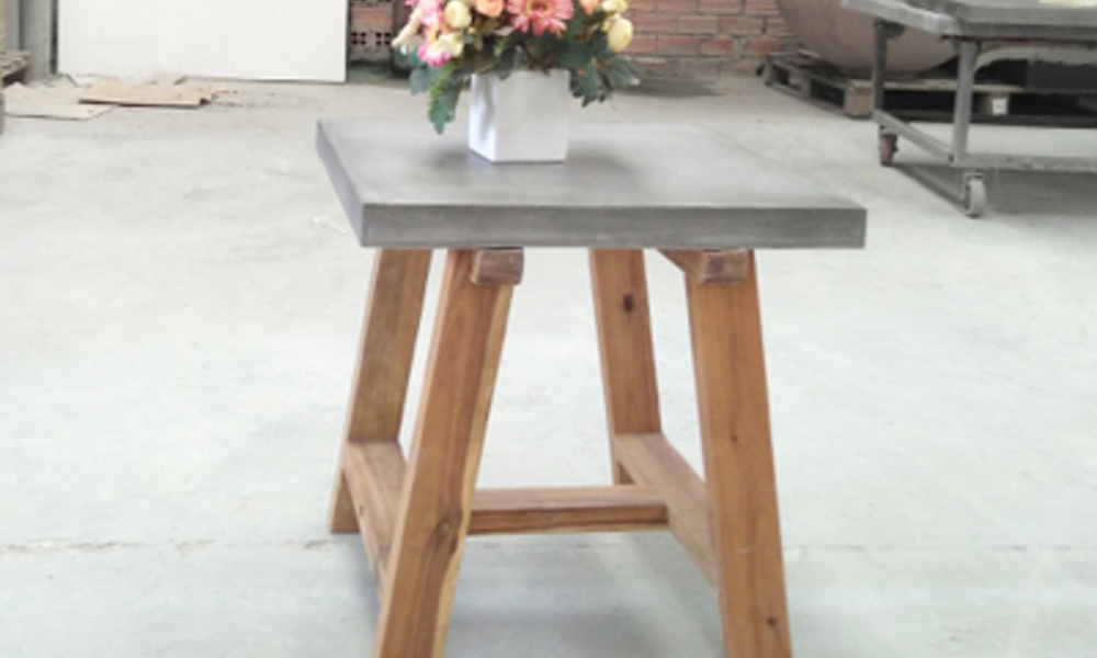 Container Door Ltd Concrete Side Table 1