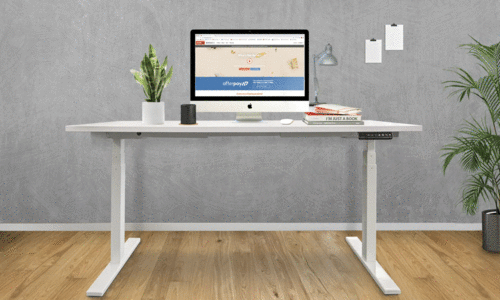 New gif electric sit stand desk