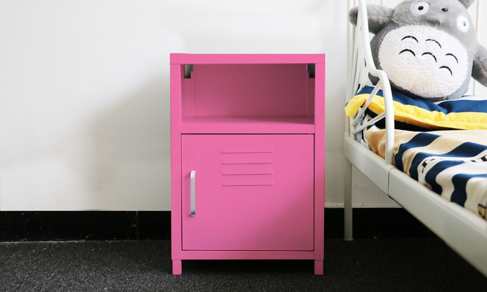 Container Door Ltd Metal Bedside Locker 1