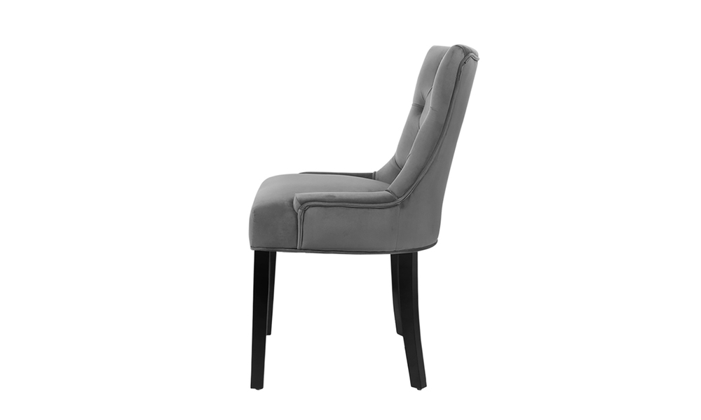 Set of 2 velvet french provincial dining chairs 3647 web4