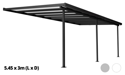 5.45 x 3m matte black web