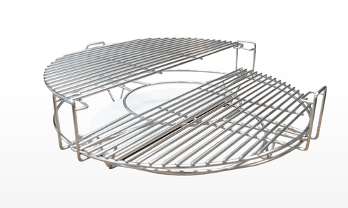 Kamado split level cooker