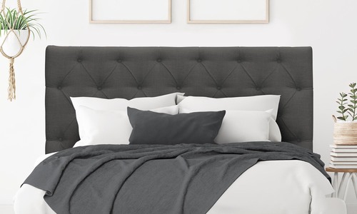 Charcoal 4304 linen look headboard lifestyle %281%29