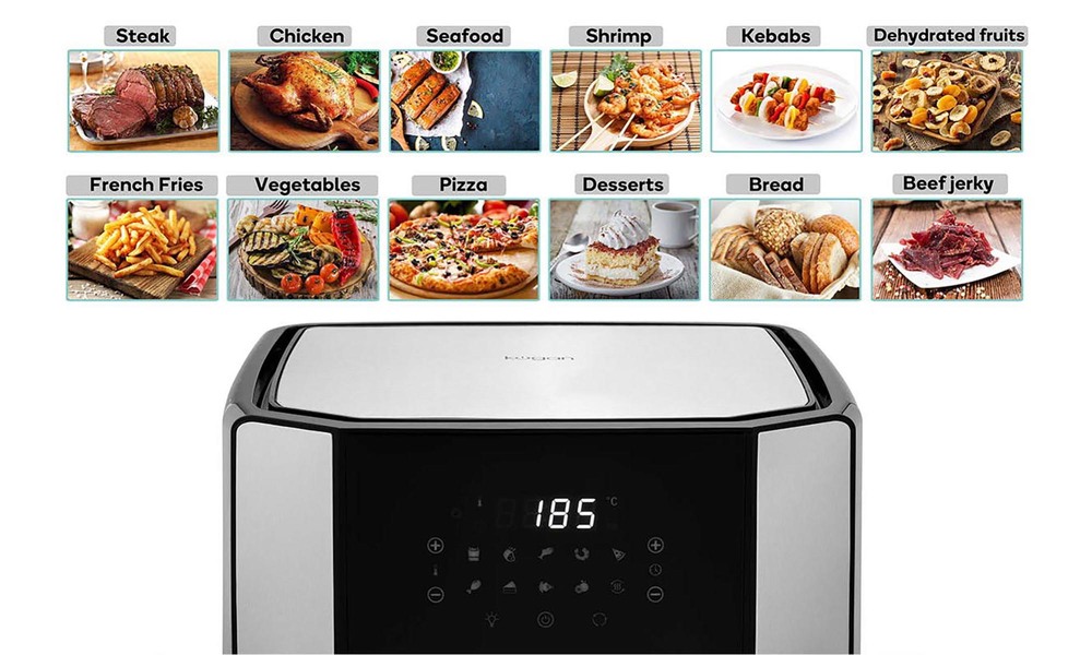 Container Door Ltd 12L 1800W Digital Air Fryer Oven