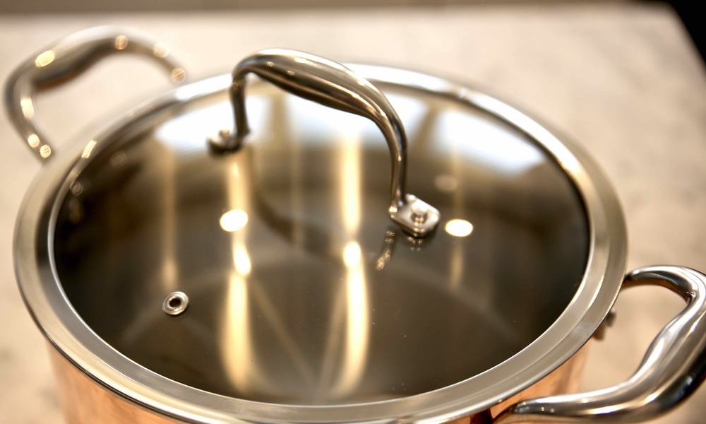 Container Door Ltd 5pcs Copper Pot Set 3