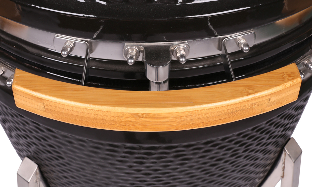 Container Door Ltd 24" Kamado BBQ Grill Black 2