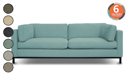 Archer feather filled 3 seater woverlay