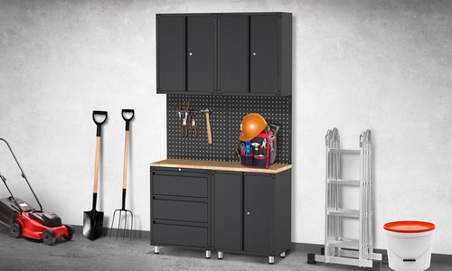 Garage cabinet system 7 piece set 4695 web4