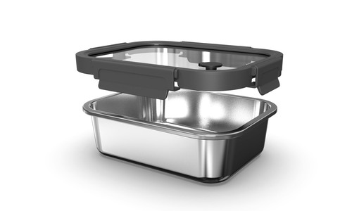 Stainless steel food container with glass lid 4198 web7