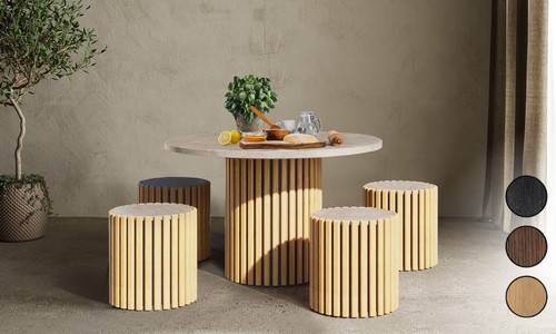 Kimiko template image dining table round