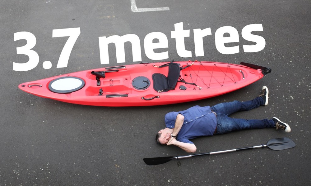 3.7m single kayak