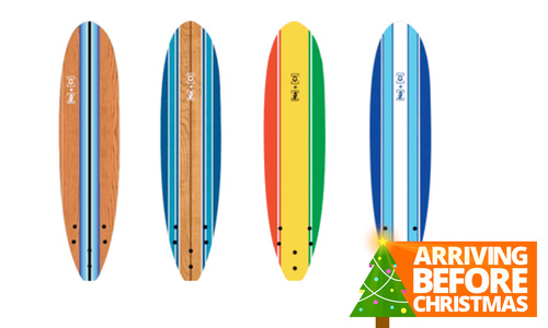 Soft surfboards striped xmas