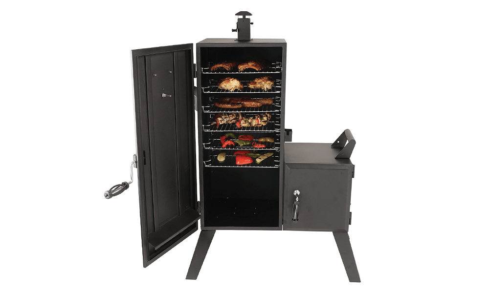 Container Door Ltd | Dyna-Glo Vertical Offset Charcoal Smoker #7