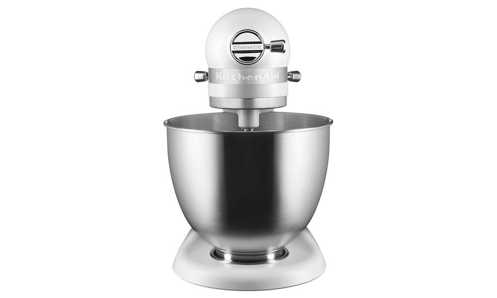 Kitchenaid artisan mini matte white front web