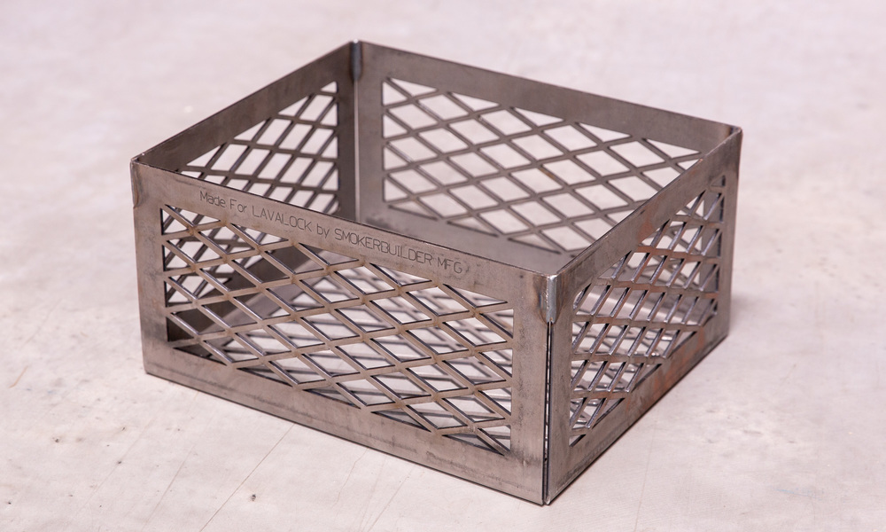 Container Door Ltd Offset Smoker Charcoal Basket 2