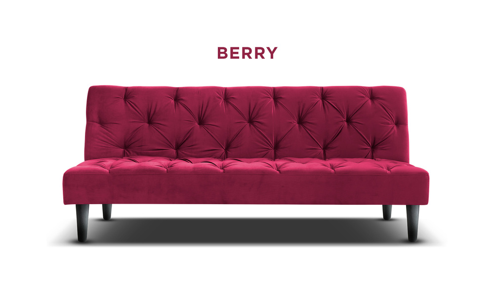 Container Door Ltd Campbell Velvet Sofa Bed