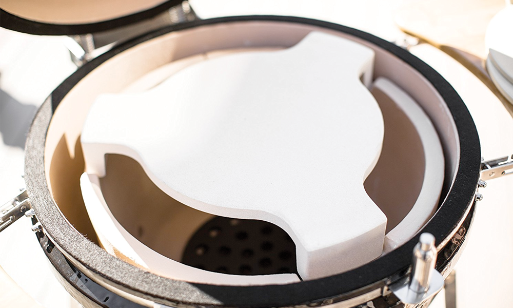 Container Door Ltd Heat Deflector for 24'' Kamado BBQ 16