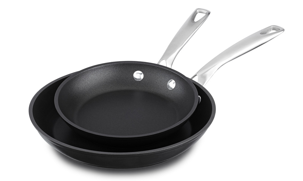 Container Door Ltd Kitchenaid Anodised Two Pack Frying Pans