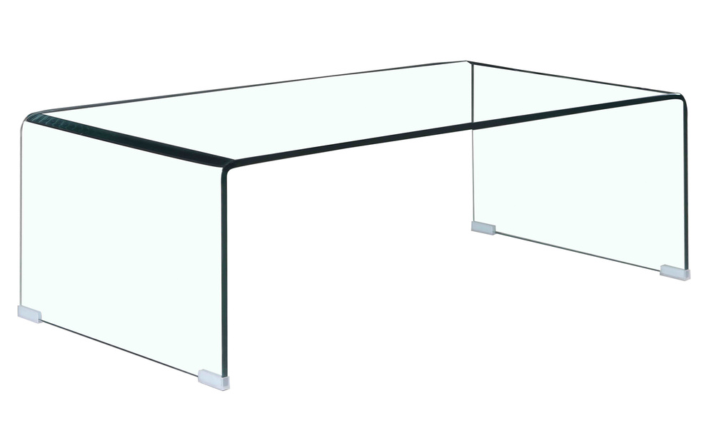 Container Door Ltd Stark Glass Coffee Table